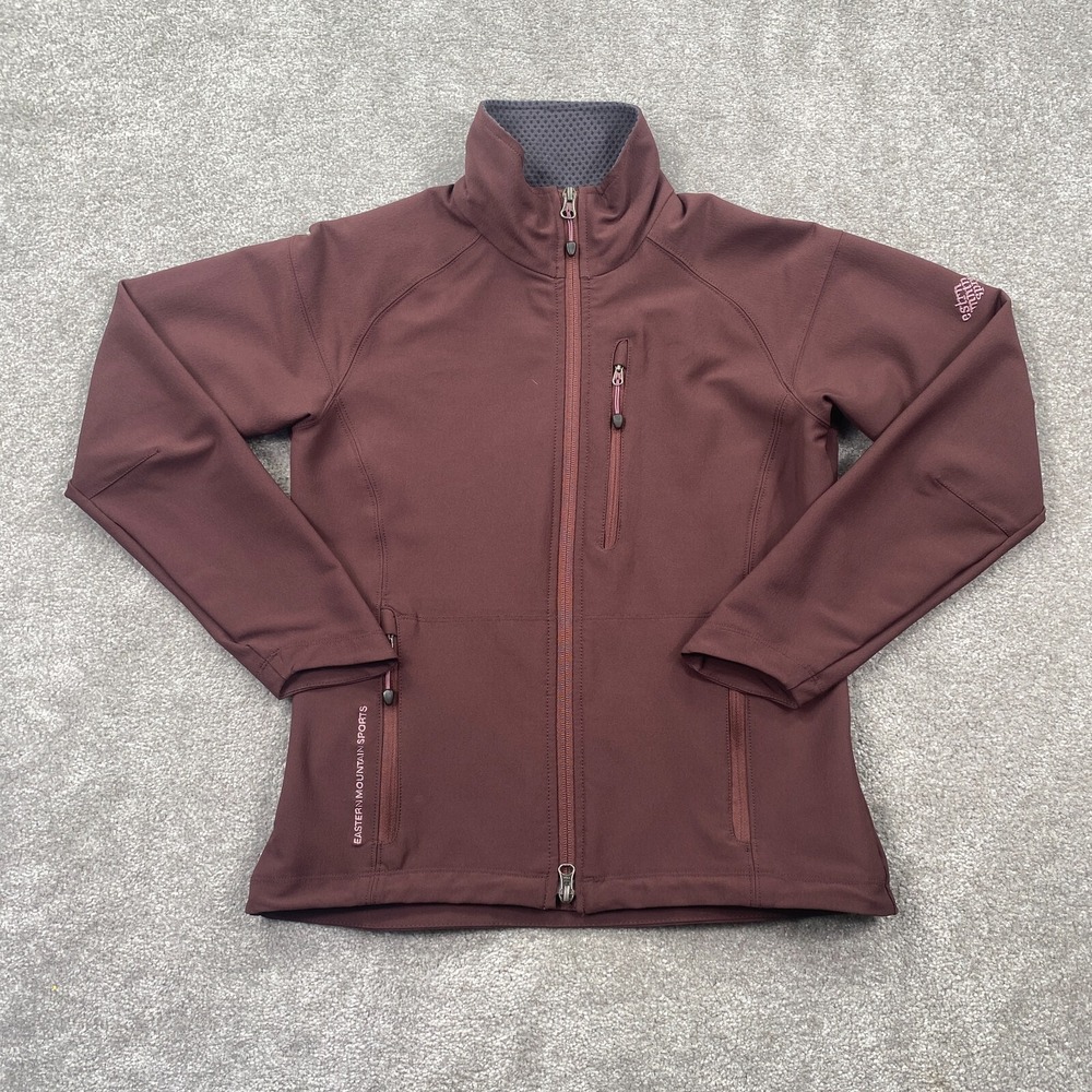 Eastern Mountain Sports Full Zip Jacket Womens XS Brown Fleece Active Layer